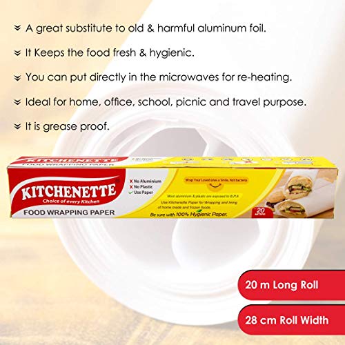 Food Wrapping Paper 20 Meters X 11 inch Roti Wrap