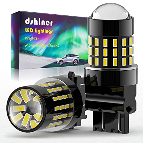 3157 Led Tail Lights White 6500K Dc10-30V 2200Lm P27/7W 4057 3156 3057 4114 T25 3357 4157 3457 Led Bulbs With Projector For Turn Signal Bulbs Back Up Lights Pack Of 2 #TOP22