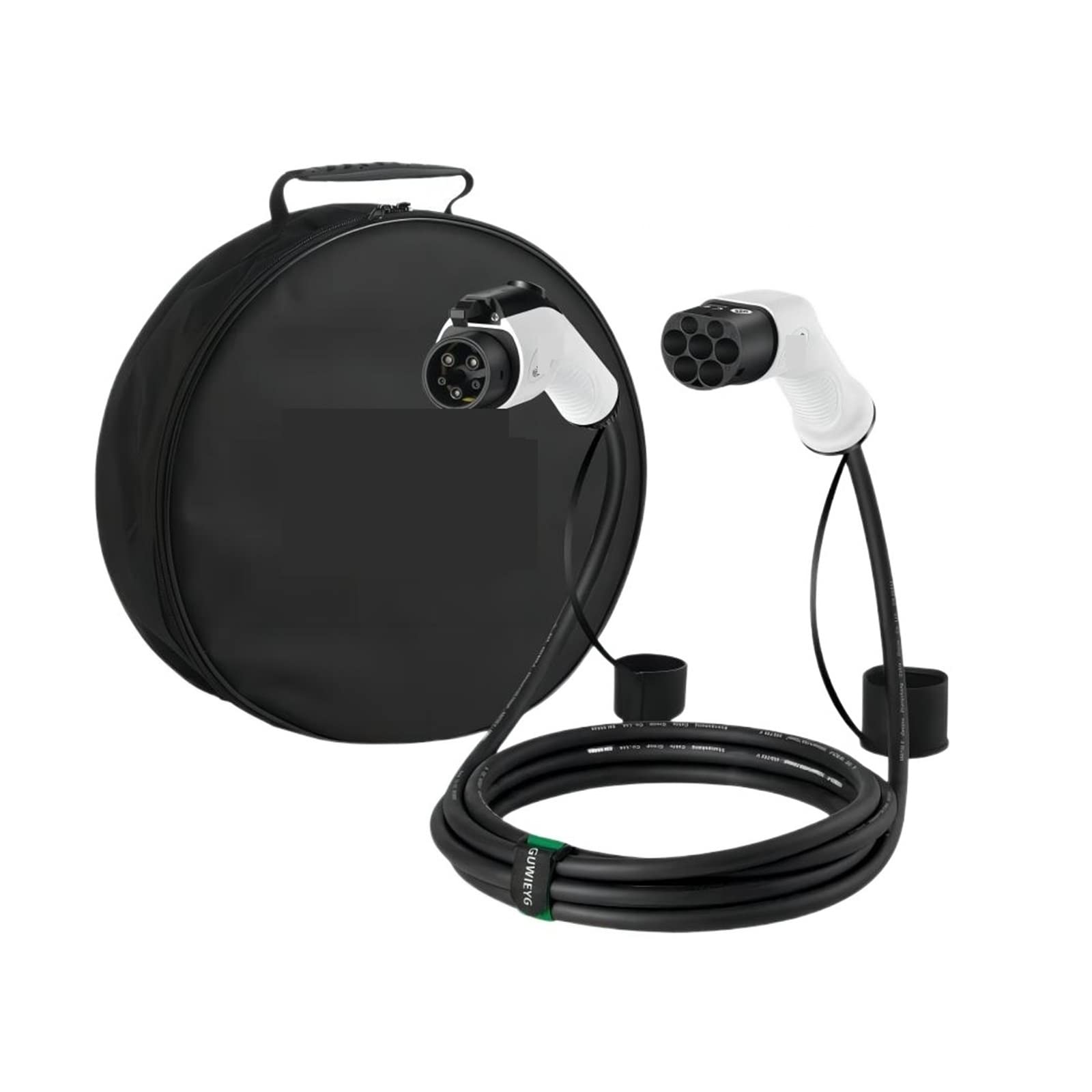 Cable de Carga EV 32A vehículo eléctrico 1 Fase for estación automóvil Tipo 2 a Cargador Tipo Seguro y Estable