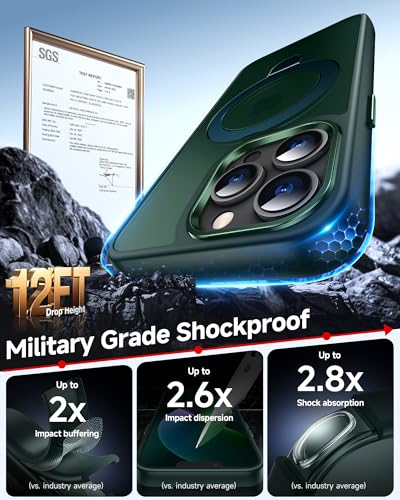 Coque iPhone 13 Pro MagSafe LeYi avec béquille rotative et protection militaire antichoc - 6