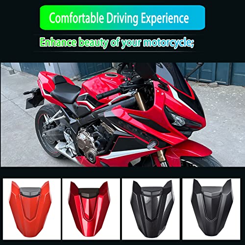 Midimttop Mototcycle Seat Cowl Solo Rear Seat Cover Cowl Fairing Compatible With Ho-Nda Cb650R Cb650R Cb 650R Cb 650R 2019 2020 Cb 650 R Cb 650 R Accessories (Carbon Fiber Look) #TOP2