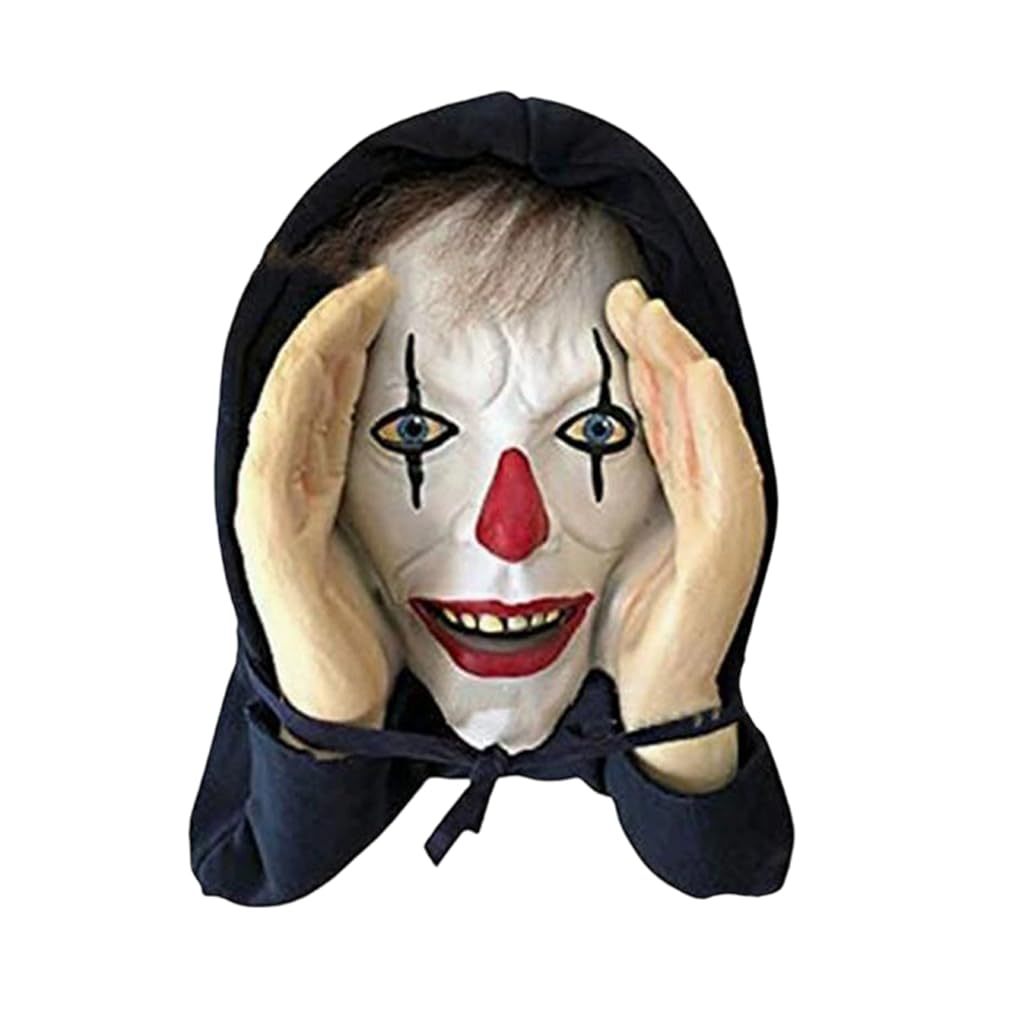 Scary Peeper Freak PVC Window Sticker Halloween Prank Decoration