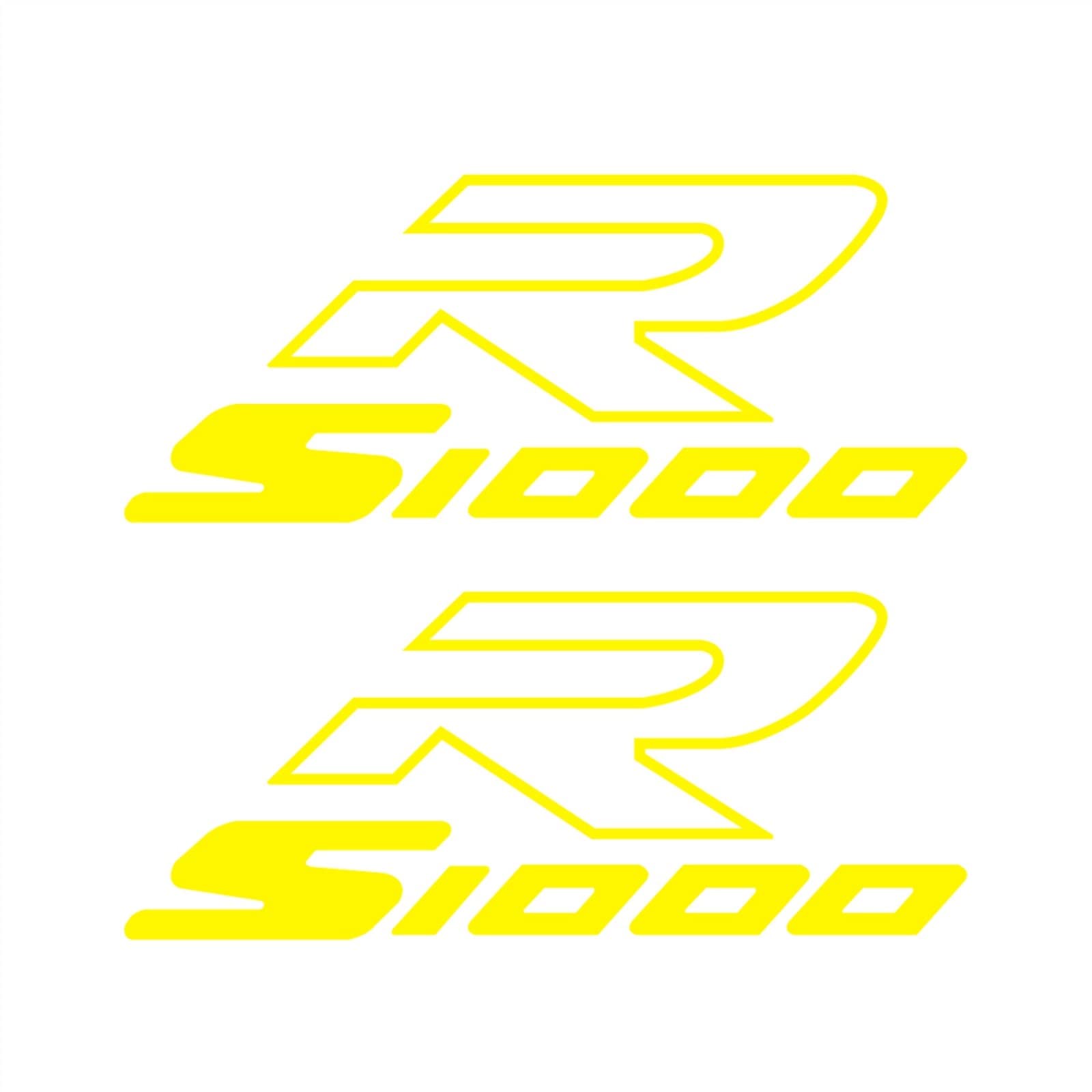 Sticker S1000R étanche pour BMW S 1000 R finition jaune haute résistance