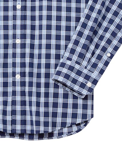 Image of Amazon Essentials Men's Regular-Fit Long-Sleeve Casual Poplin Shirt, Button Front, Business Casual, Collared
