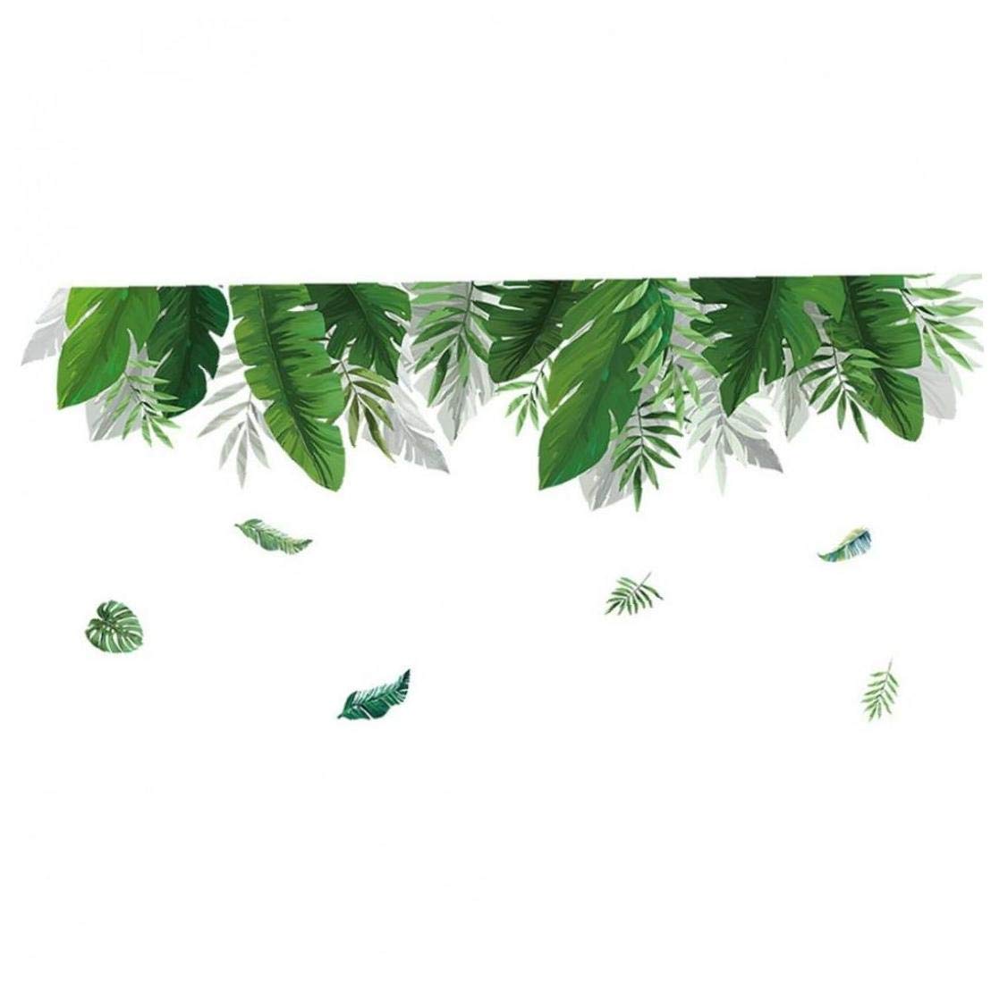 Lankater Tropical Leaves Wall Sticker Art Vinyl Decal Modern Poster Home Decor