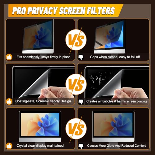 Image of 34 Inch Privacy Screen for Monitor with 21:9 Widescreen Monitor Blue Light Screen Protector - Anti-Glare - Anti-Scratch Protective Film for Data Confidentiality Privacy Shield