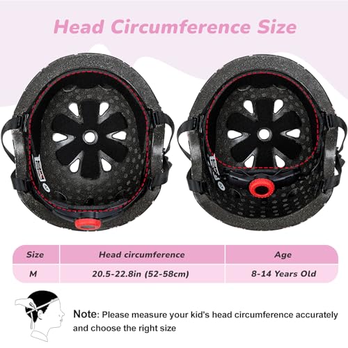Image of Kids Bike Helmet for Girls 3-5 /5-8 /8-14, Adjustable Helmet with DIY Cat Ears, Cute Toddler Youth Helmets for Skateboard Scooter Cycling Roller Skating