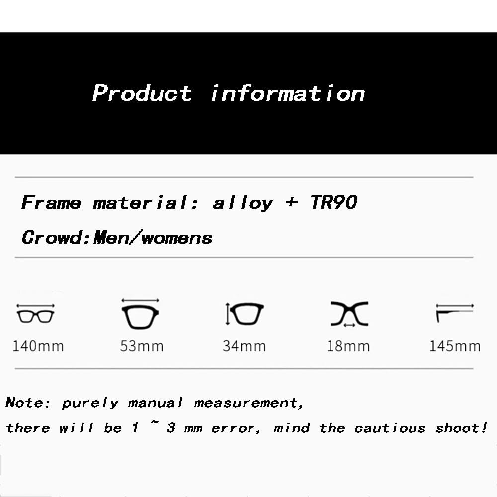 SFIVE Selbsttönende Gleitsicht Sonnenlesebrille Unisex，HD Halber Rahmen Presbyopie Brille Schwarz，Progressive Multifokus Lesebrille Tragbare 1.5 (Color : Black, Size : +2.0)