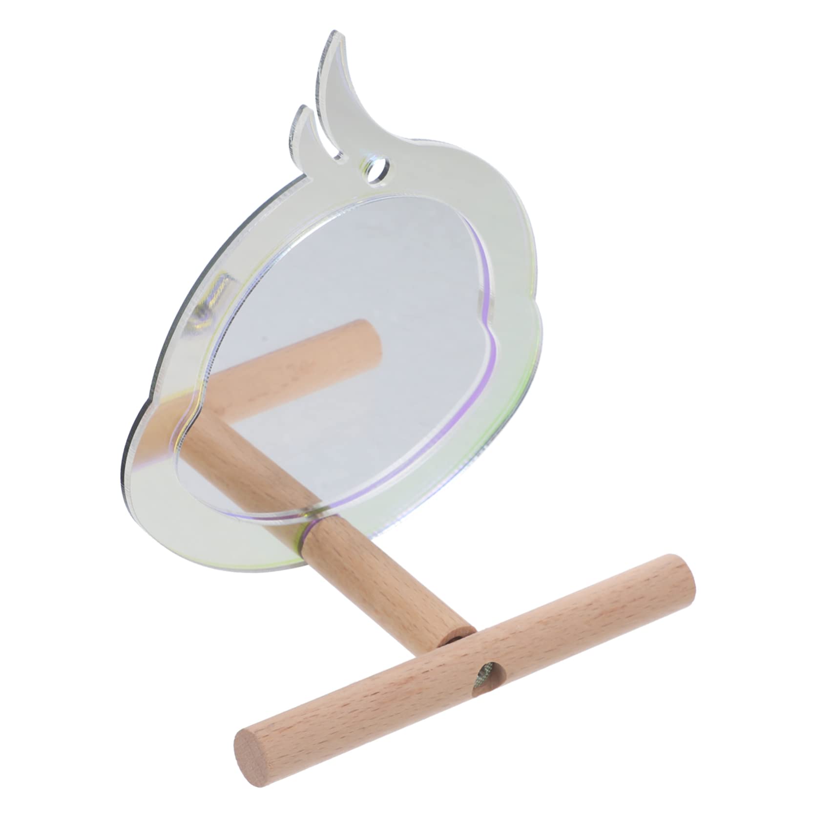 BESPORTBLE 5piezas Perch Espejo para Aves Soporte para Entrenamiento De Periquitos y Loros Juguete Interactivo y Decorativo para Jaula De Aves