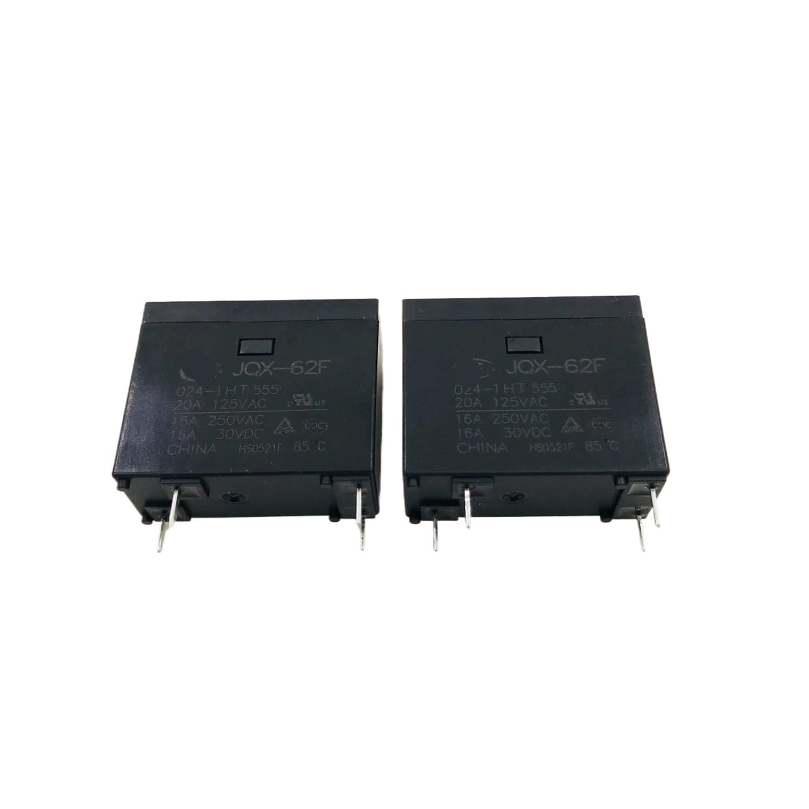 HF62F/024-1HT relais JQX-62F résoudre pannes surchauffe circuit 16A 250VAC