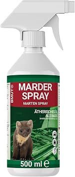 BMUT 500 ml Marten Spray for Car, Attic & Garage, Instant & Long-Term Marten Deterrent & Marten Repellent