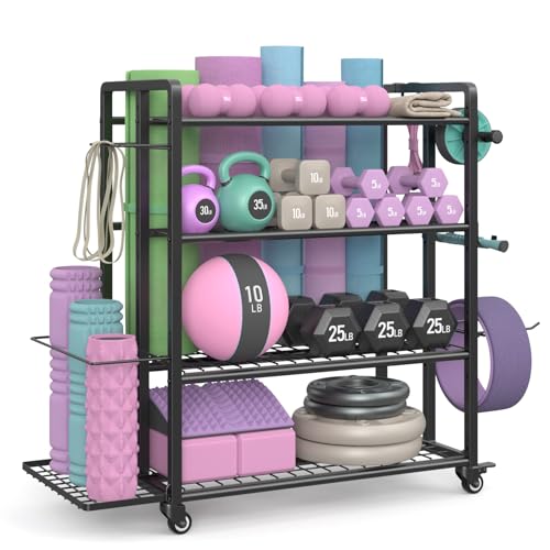 4-Tier Adjustable Weight Rack