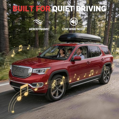 Image of All-Aluminum Roof Rack Cross Bars Compatible with GMC Acadia 2017-2023, No Drill Heavy-Duty Crossbars, 330 lbs Load Capacity, Rooftop Cargo Carrier for Bike, Kayak, Snowboard