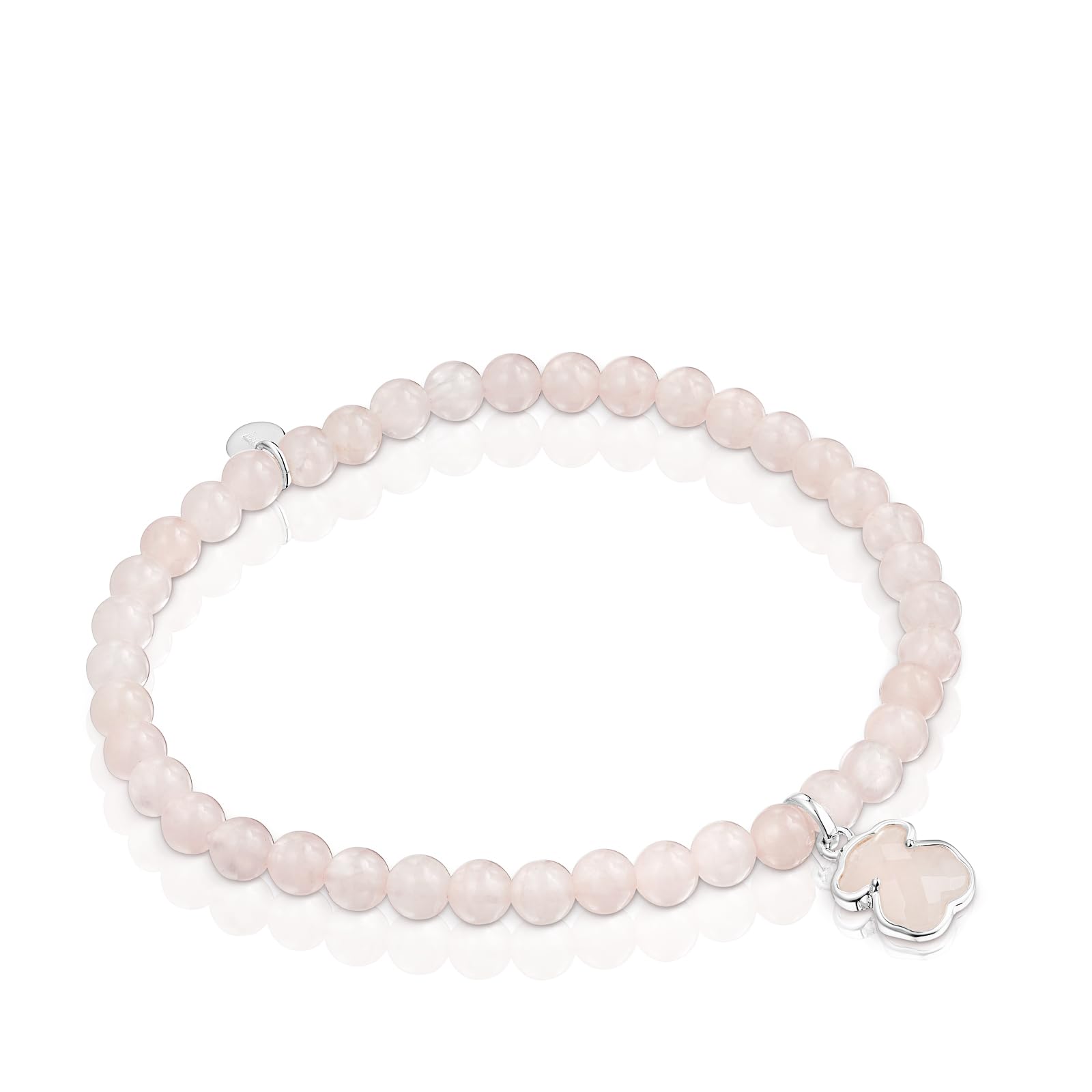 TOUS Pulsera para Mujer de Plata de Primera Ley y Cuarzo, Colección Icon Color