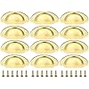 XMING 12pcs Cassetto del cassetto della porta del ferro della tazza della tazza della tazza della tazza della tazza, la maniglia della maniglia della manopola del cassetto del cassetto del cassetto de
