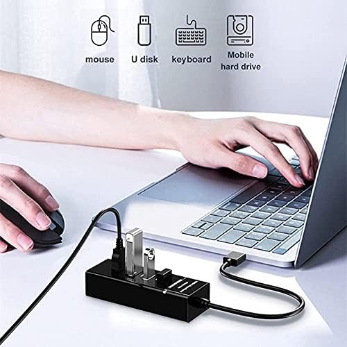 NKL® Portable Mini USB HUB 4 Port SuperSpeed 3.0 Led Indication for PC, Laptop, Computer Pendrive, Mouse, Keyboards, Camera, Mobile, Tablet, TV Etc... - Image 4