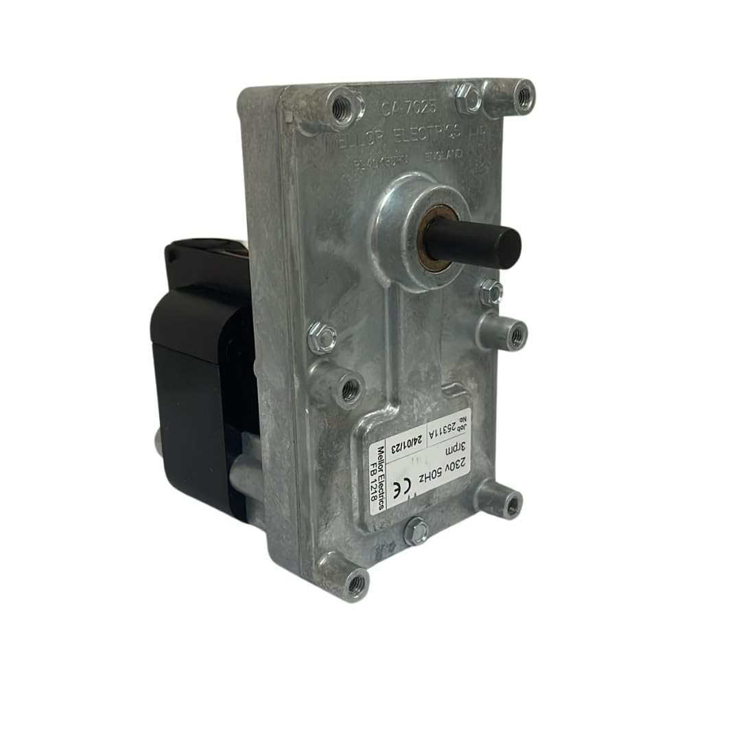 Velocidad del motor de transmisión: 3 rpm, diámetro del eje: 9,5 mm, para estufas de pellets y chimeneas de pellets: Arce, CLEMENTI, ENVIRO, VESCOVI, PASQUALICCHIO