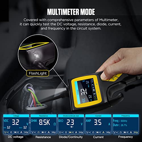 Autool Electric System Circuit Tester,Automotive Electrical System Tools,9V-30V Electrical System Diagnostic Tool With 2.4-Inch Lcd Display #TOP7