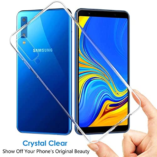 Image of Case Creation Brand - Mobile Cover for Samsung Galaxy A7 2018 (Soft & Flexible Back Case), Transparent