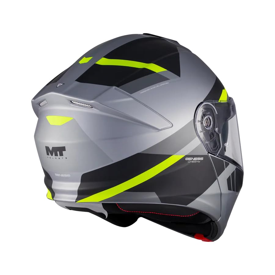 Casco Modular MT Helmet Genesis R SV Cheeky C3 Mate con Visor Solar Integrado 22.06