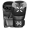 FightX MMA Gloves for Men & Women - Premium Quality Sparring Gloves with Open Palms - Perfect UFC Gloves for Martial Arts, Muay Thai, Punching & Kickboxing Gloves - Multipurpose MMA Sparring Gloves