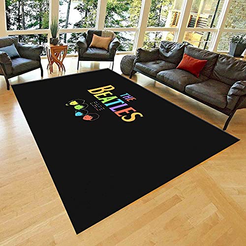 Gezmodern-1549,7 Tapis antidérapant pour le salon Motif Beatles 180 x 280 cm - Les Beatles, Paul McCartney, John Lennon, RIngo Starr, George Harrison Gezmodern-1549,7 Tapis antidérapant pour le salon Motif Beatles 180 x 280 cm