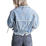 ✨Eigenschaften: In dieser lustigen Jacke spüren Sie die ganze Starpower! Dieses verfügt über 3 Sterne auf der Rückseite sowie Fransen. Es ist die perfekte Ergänzung zu Ihrem Outfit für all die Country-Konzerte, die Sie anstehen.