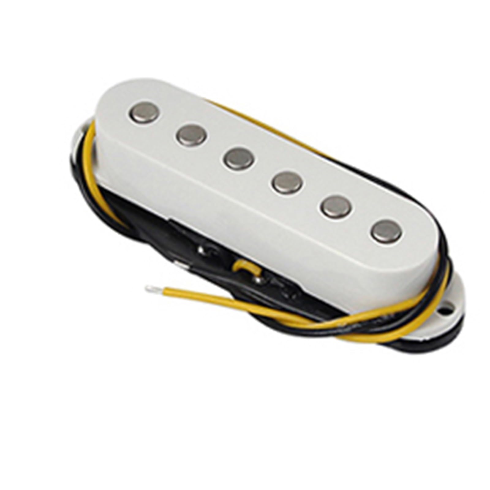 Profesjonalna Wydajność Przetworniki Do Gitary Ele Gitara Elektryczna Z Pojedynczym Przetwornikiem Płaski Plastikowy Klips Do Drutu Alnico5 Gitara Z Pojedynczą Cewką Aluminiowo-niklowo-kobaltowa(F)