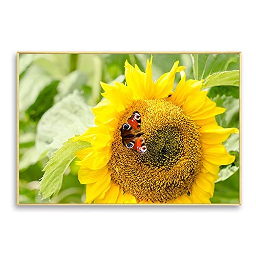 Peinture diamant 5D tournesol pour une décoration murale éclatante de salon et chambre