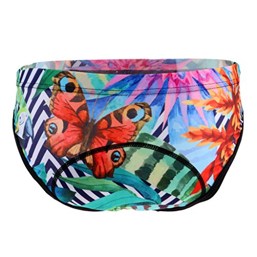 Roupa íntima feminina para ciclismo 3D Gel para bicicleta, secagem rápida e leve - Floresta tropical
