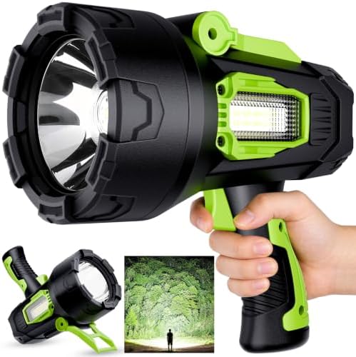 BERCOL Rechargeable Spotlight, 2000000LM Super Bright Handheld Sp...
