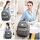 SNDMOR Wickeltasche Rucksack, Baby Wickeltasche mit Wickelstation, Große Unisex Babytasche mit Wickelunterlage, Großes Fassungsvermögen, Wasserdicht und Stylisch (Hellgrau)