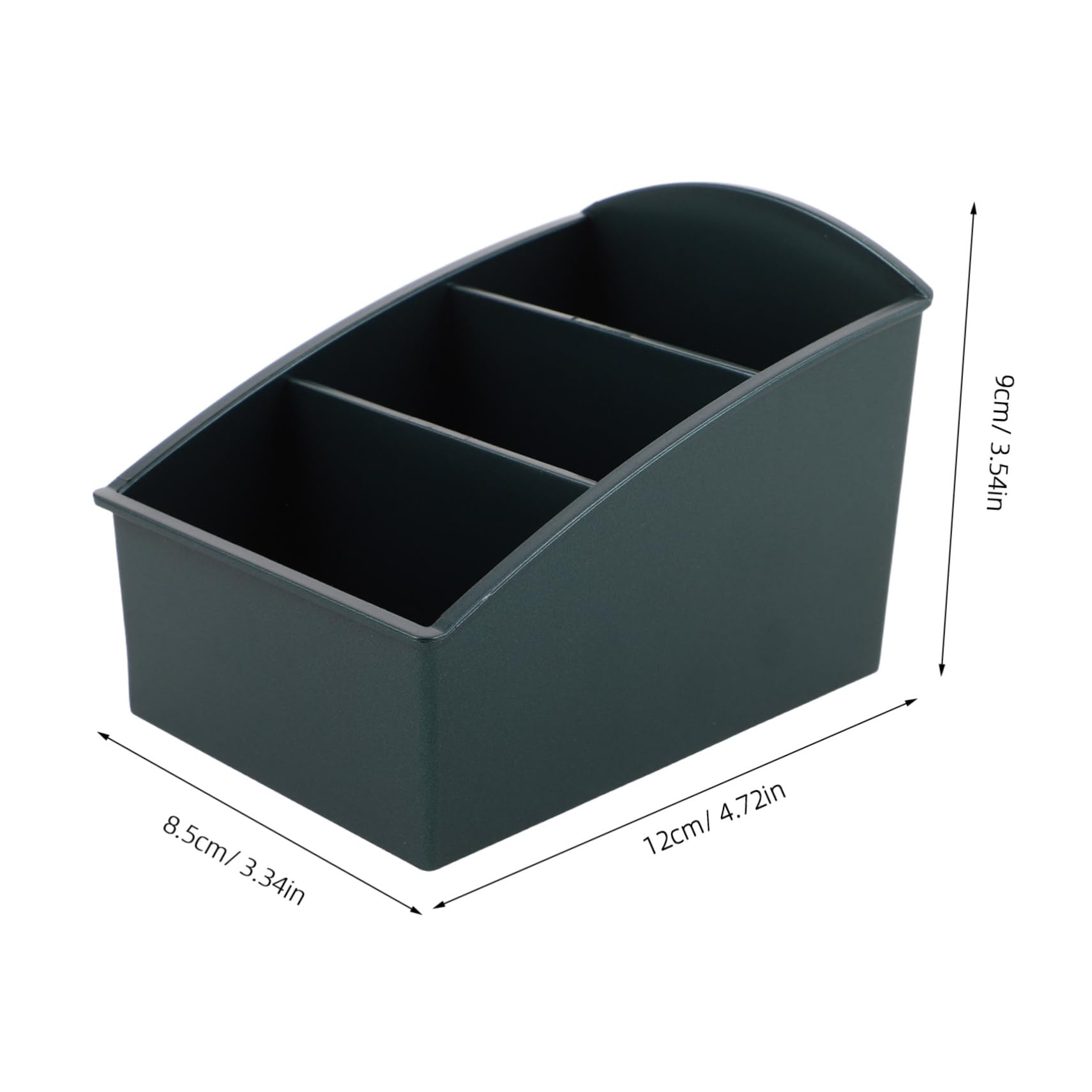 Unomor Tea Bag Organizer: Tea Bag Holder 3 Compartments Storage Box Coffee Condiment Organizer Sugar Packet Holder For Home Cabinet Kitchen Countertop