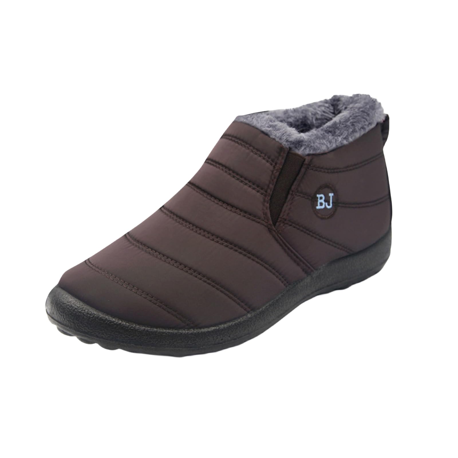 Snow Boots Womens Winter Shoes Non Slip Warm Booties Fur Lined Anti-Slip Ankle Outdoor On Waterproof Comfortable Boot