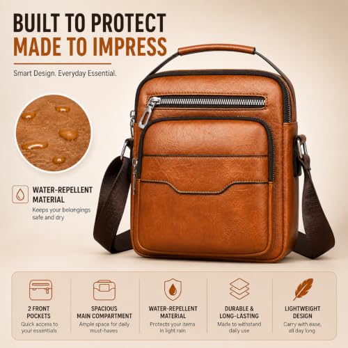 Image of CAVALO - Be Unique Sling Bag| Waterproof | Slim Crossbody Side Bag for Men & Women | Hard Shell Anti-Theft for Travel & Daily Use| Six Pocket|