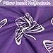 Nursing Pillow Cover, Breastfeeding Pillow Cover for Baby Girls Boys, Soft Stretchy Nursing Pillowcase for Infant Newborn, Removable Slipcover for Nursing Pillows, Purple Butterfly(Only Cover)