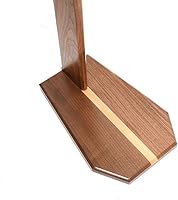 Vista 6 de Ruach GS-6 Soporte de madera para guitarra bajo - Hecho a mano de nogal y cereza