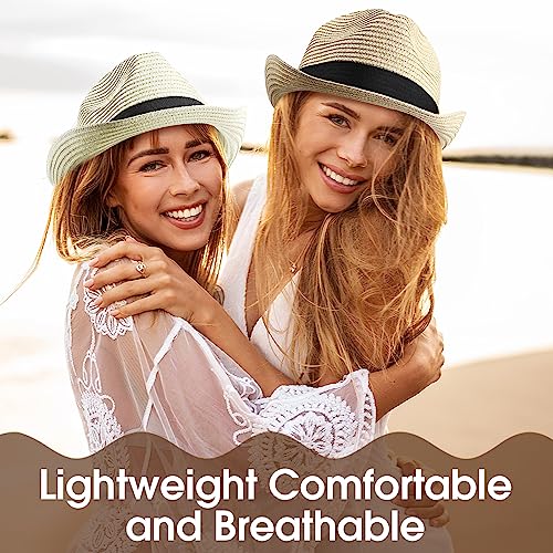 24 Sombreros de Paja para Mujer y Hombre Packable miniatura 7