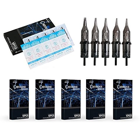 Dragonhawk Mast Tattoo Cartridges Needles - 50pcs RL Cover