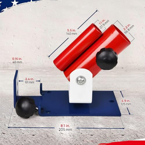 Image of Yes4All Exercise Machine Adjustable T Bar Row Attachment, D Row Handle /Landmine Handle Attachment with Textured Rubber Handles