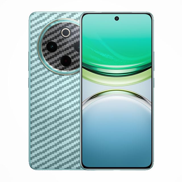 Image of Compatible with Vivo T4 5G Back Skin Sticker /Vinyl wrap /Protective Film Mobile Skin Carbon Fiber Transparent by Candeal Mizhan (only Back)