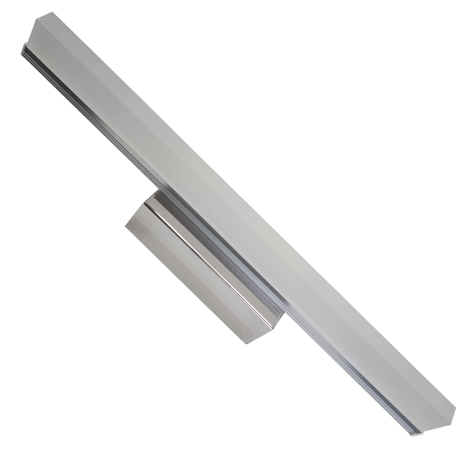LED ATOMANT Aplique LED Cromado para Baño 10W 40 cm. Color Blanco Frio 6500K (40cm). 1000 Lumenes. Luz para Espejo.