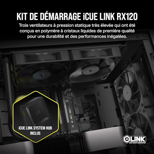 Corsair iCUE LINK RX120 Boitier PC Ventilateur 12 cm 3 pièce Neuf - vue 6