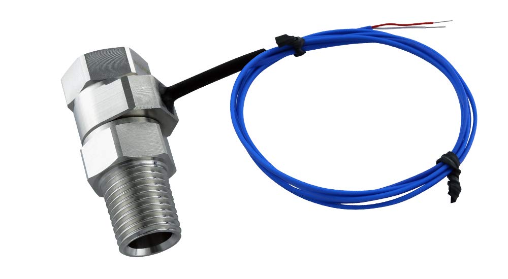 Koolance SEN-TCK01MFN4 Coolant Temperature Sensor Inline, Male/Female Threads, K-Type Thermocouple