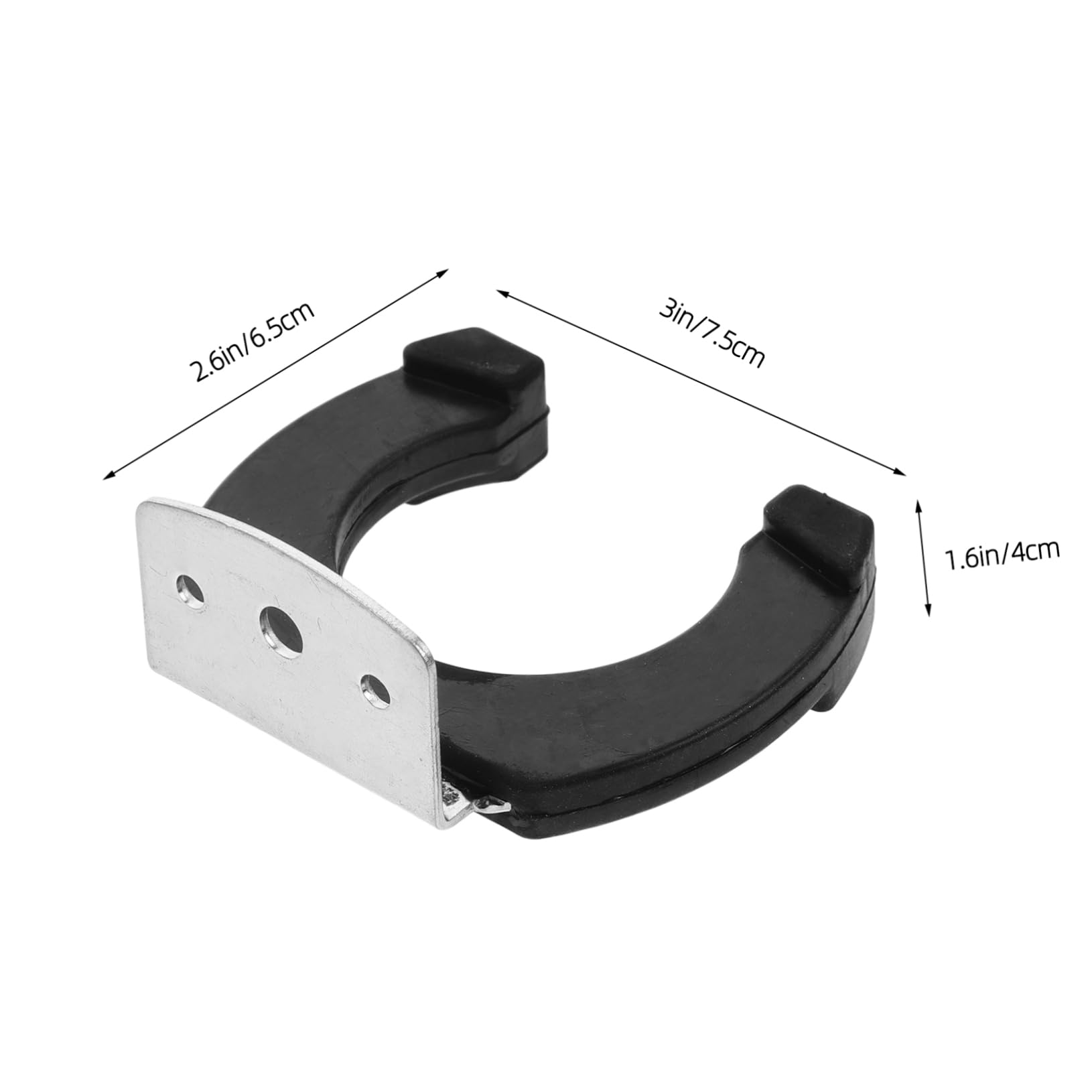 HANABASS 3Pcs Wall Mounted Microphone Holder Durable No Wire Mic Hanger for Broadcasting Ktv Lightweight and Practical Mic Accessories for Studios Home Use