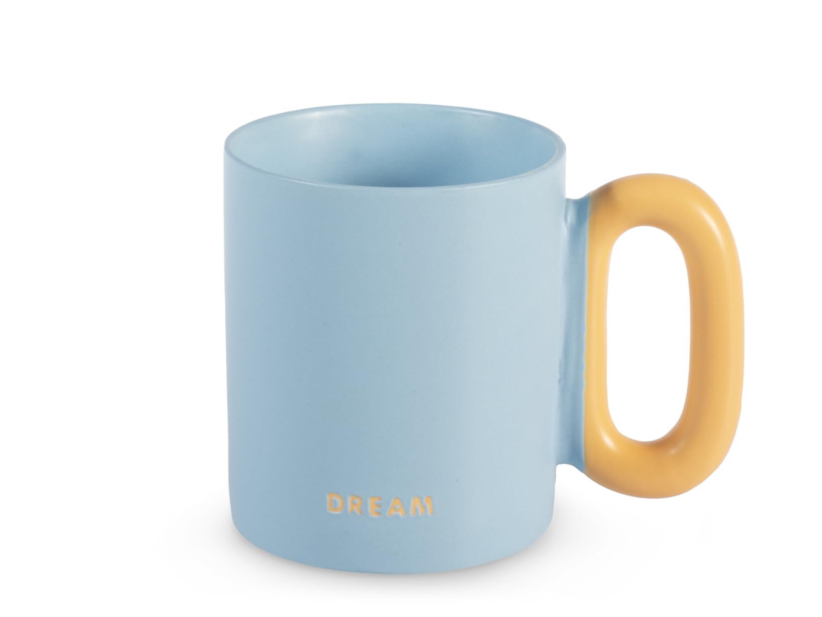H&H Set 12 Mug Pastel Glow – Tazze New Bone China 360 ml – 12 Colori Pastello con Parole Motivazionali – Lavabili in Lavastoviglie e Uso Microonde – Colori Opachi
