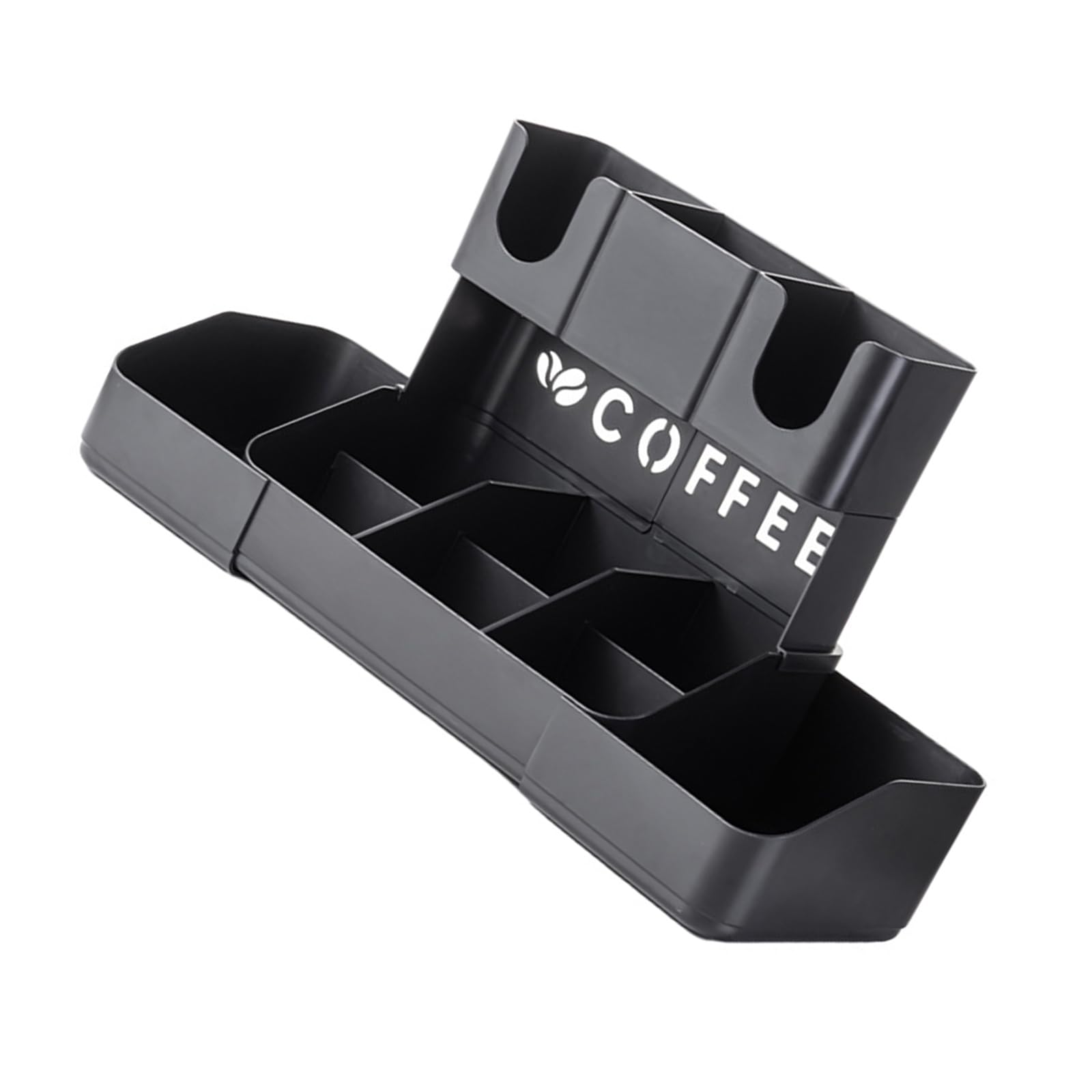 Kaeltsyn Retractable Cup Holder Rack Featuring Sturdy PP Suitable for Multiple Setting Kitchen Storage Shelf