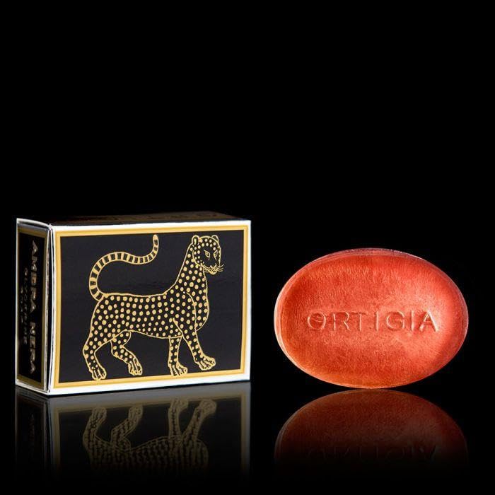 x1 Ambra Nera Glycerine Soap Bar Single Sicilia Musk Amber Spice Scented Luxury Gift Ideas Birthday Anniversary Stocking Fillers