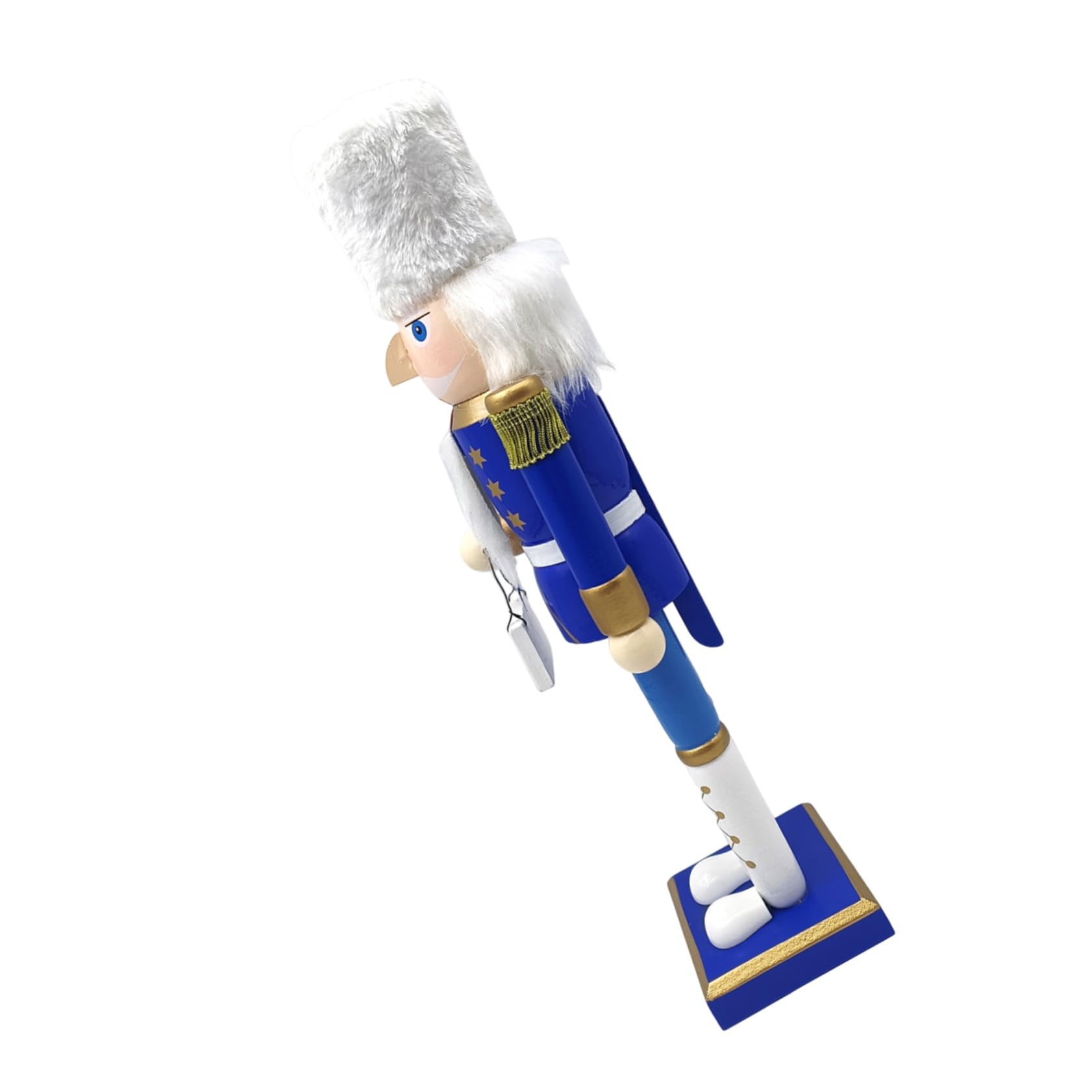 Cascanueces de Hanukkah Figura de Soldado de Decoración Tradicional de Madera para Mesa Adorno Festivo Judío para Fiestas Navideñas
