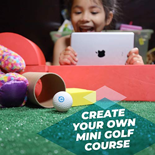 Image of Sphero Mini Golf: App-Enabled Programmable Robot Ball - STEM Educational Toy for Kids Ages 8 & Up - Drive, Game & Code with Play & Edu App, Eggshell White